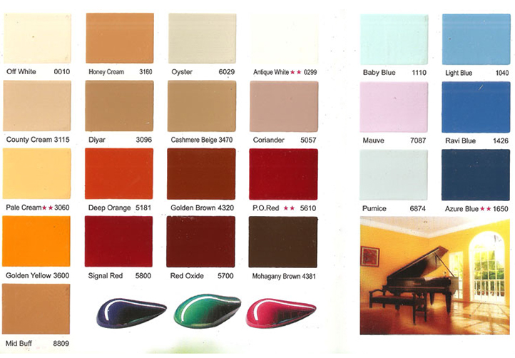 National Paint Color Chart